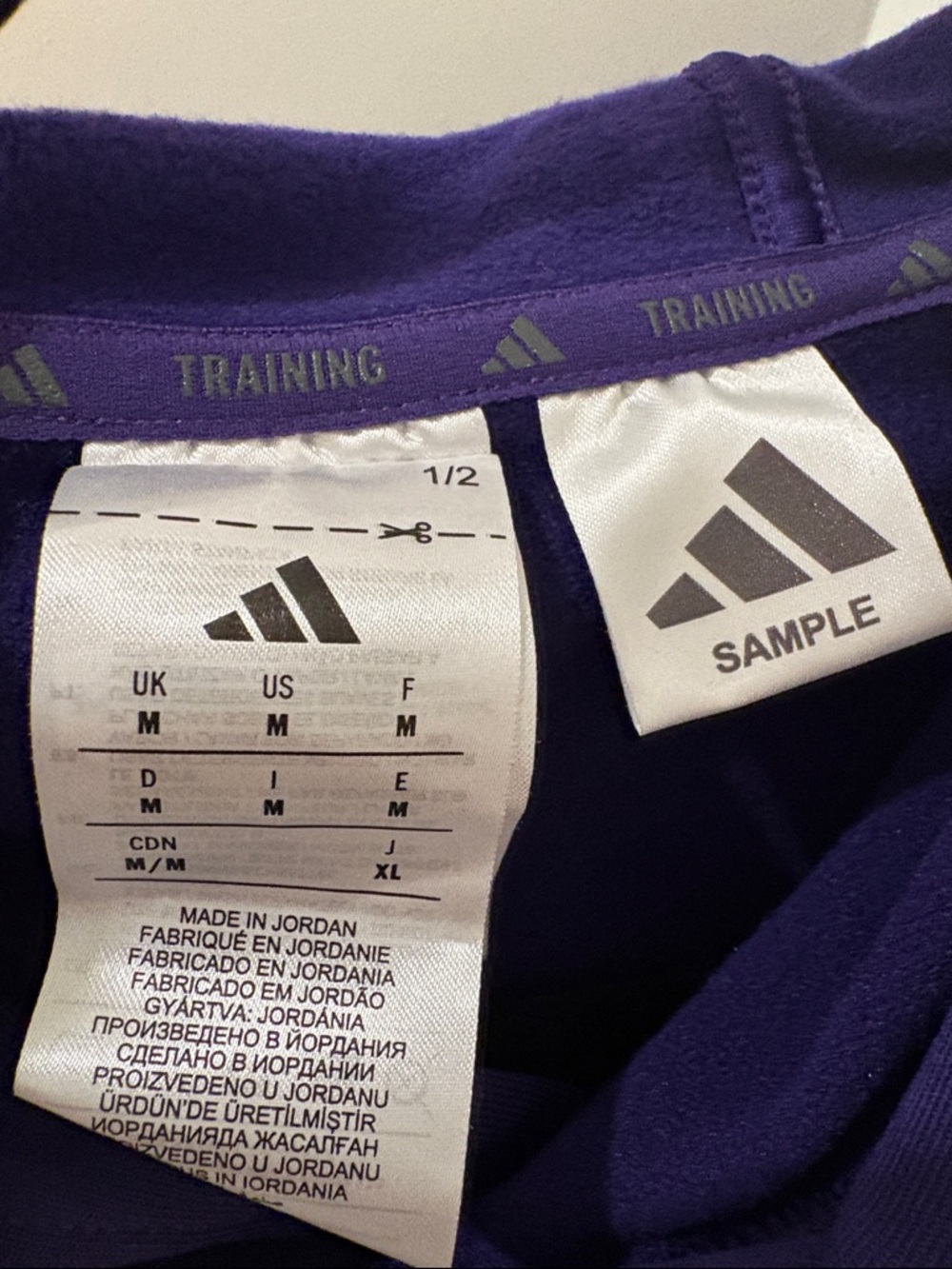 NWT [adidas] Washington Huskies NCAA Long-Sleeve Hooded Hoodie Sweatshirt Mens M - Picture 10 of 11